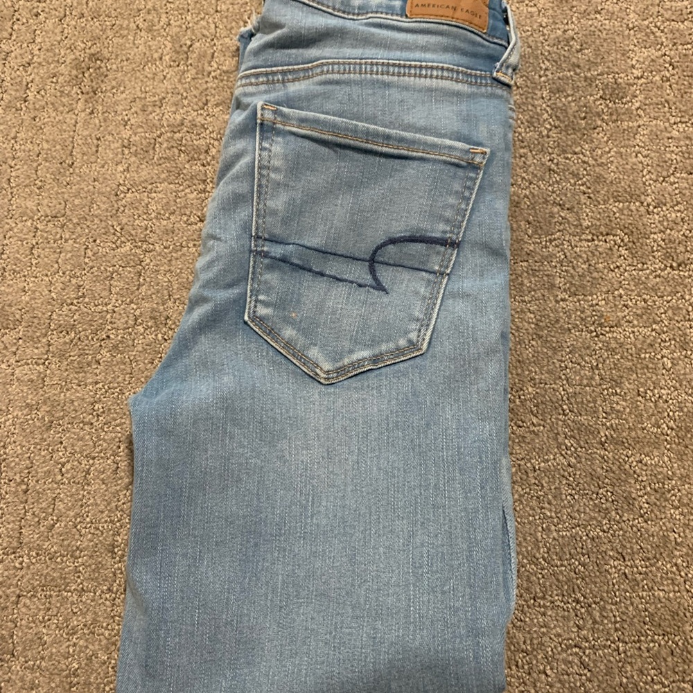 American Eagle Super Hi-Rise Jegging Crop Jeans